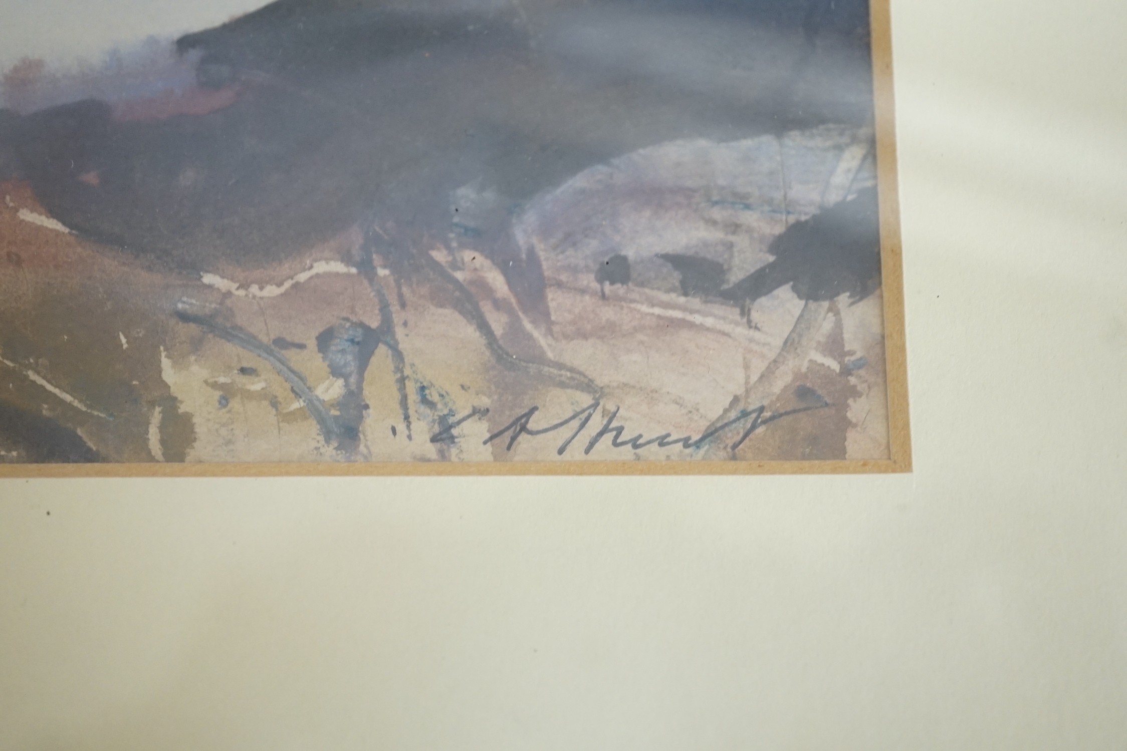 Cecil Arthur Hunt R.W.S. (1873-1965), six watercolours, Assorted landscapes, signed, largest 11.5 x 16.5cm